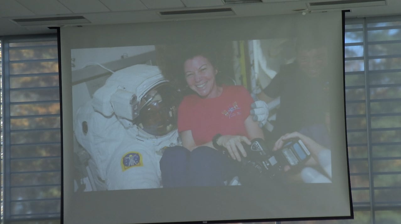 Former NASA Astronaut Cady Coleman Visits Greenfield Community College on College Tour