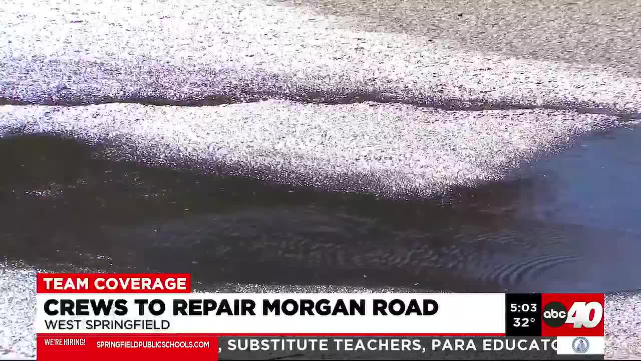 Morgan Road in West Springfield to Close for Urgent Sewer Main Repairs