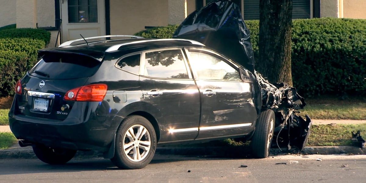 Multi-state police chase ends in crash in Forest Park