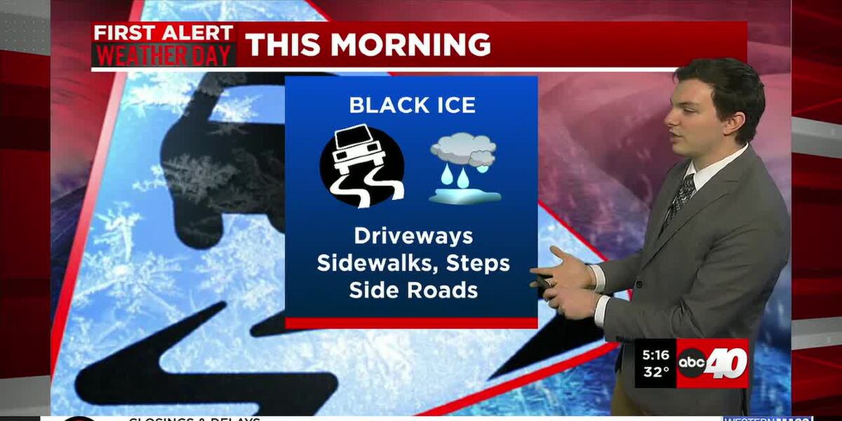 Icy Spots This Morning, Then Improvements Throughout the Day