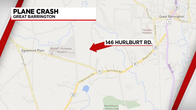 Great Barrington plane crash map 091922