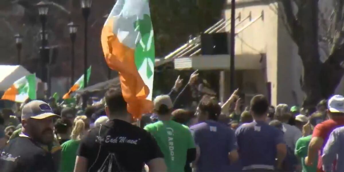 Thousands turn out for the annual St. Patrick’s Day Road Race