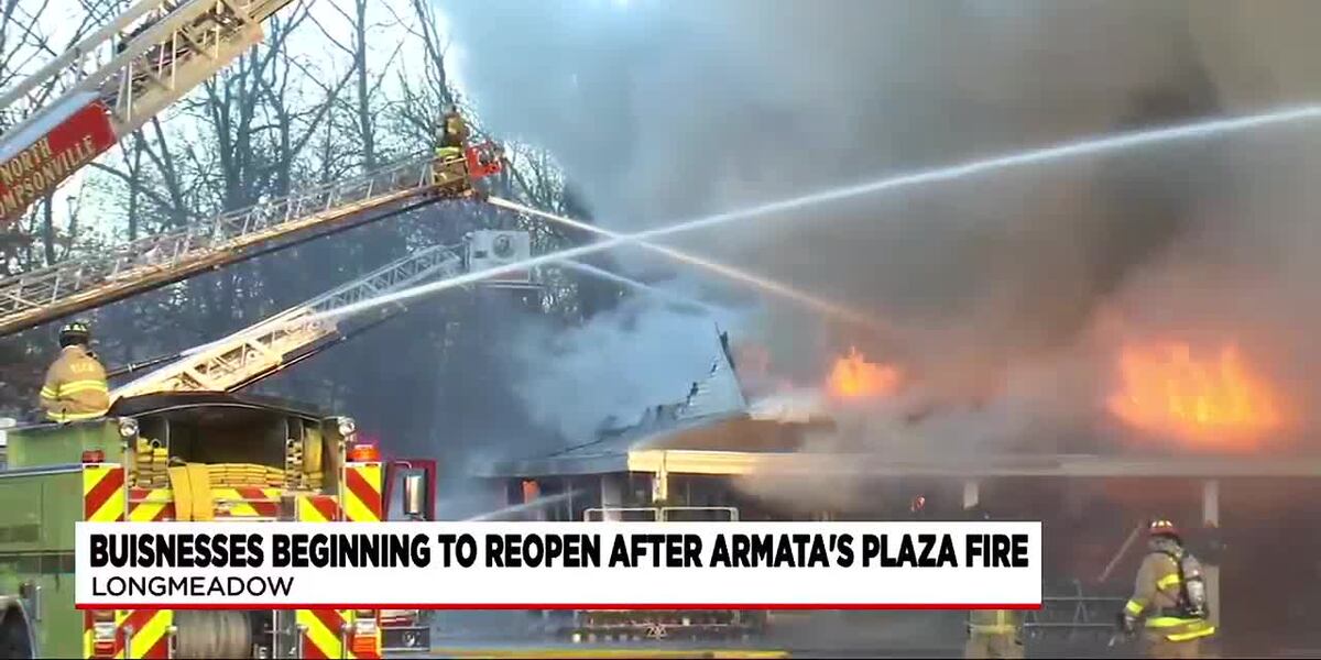 Longmeadow shopping plaza rebuilt following devastating fire Longmeadow shopping plaza rebuilt following devastating fire