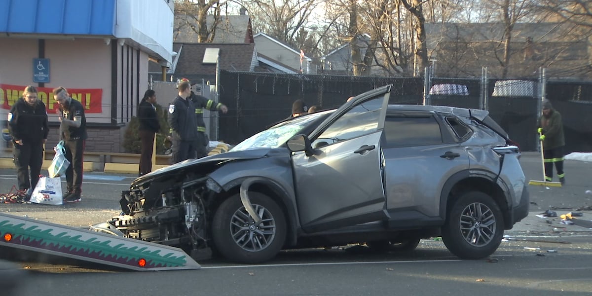 One person injured in rollover car crash