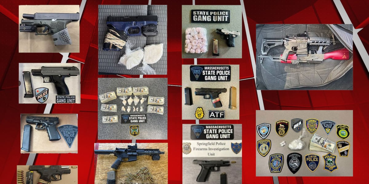 Mass. gang unit operation nets 74 suspects, 19 guns, drugs, $59K in cash