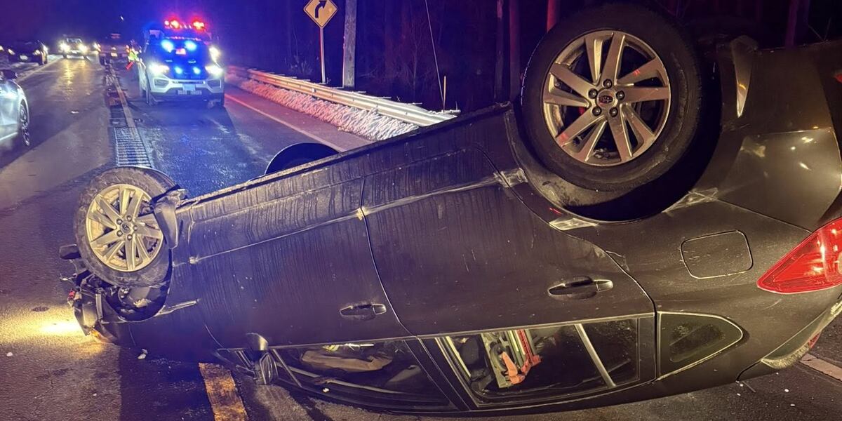 Police investigating Leverett rollover crash
