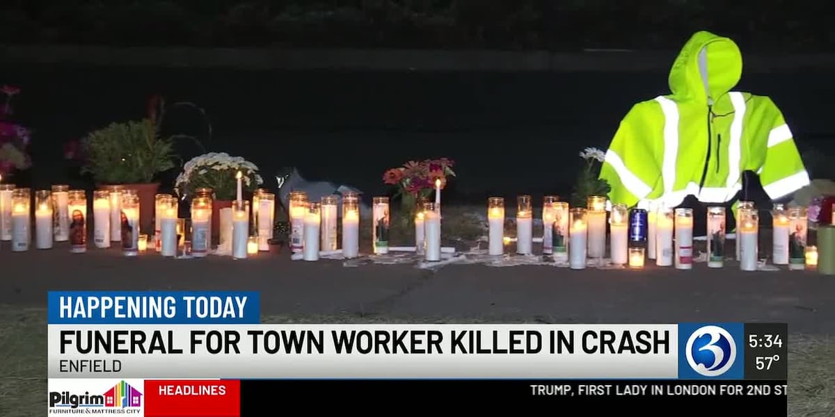Enfield community honors town worker killed in lawn mower crash
