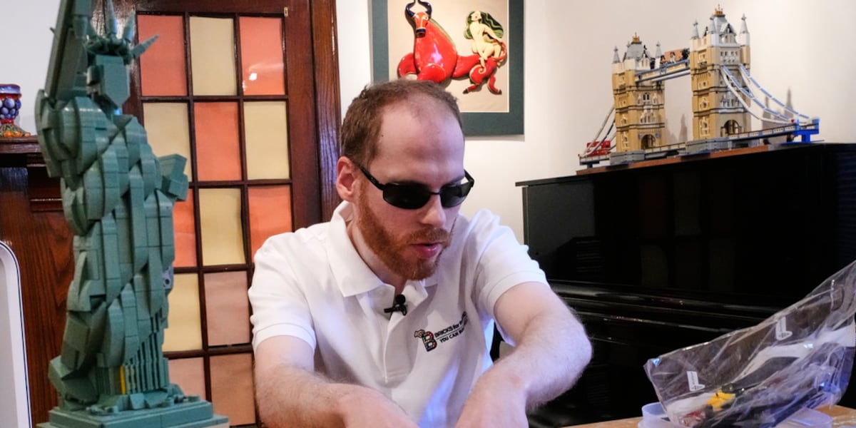 Massachusetts man makes Lego accessible to low vision builders worldwide