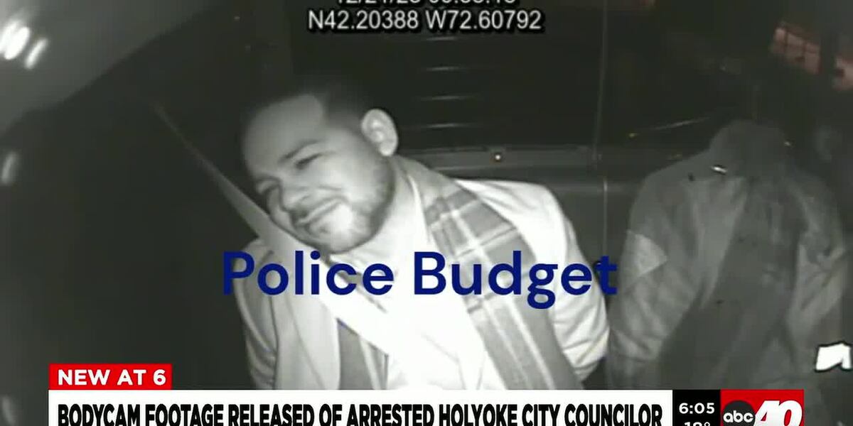 Bodycam footage released of arrested Holyoke City Councilor