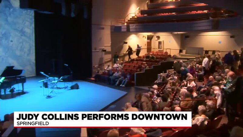 Judy Collins performs in Downtown Springfield
