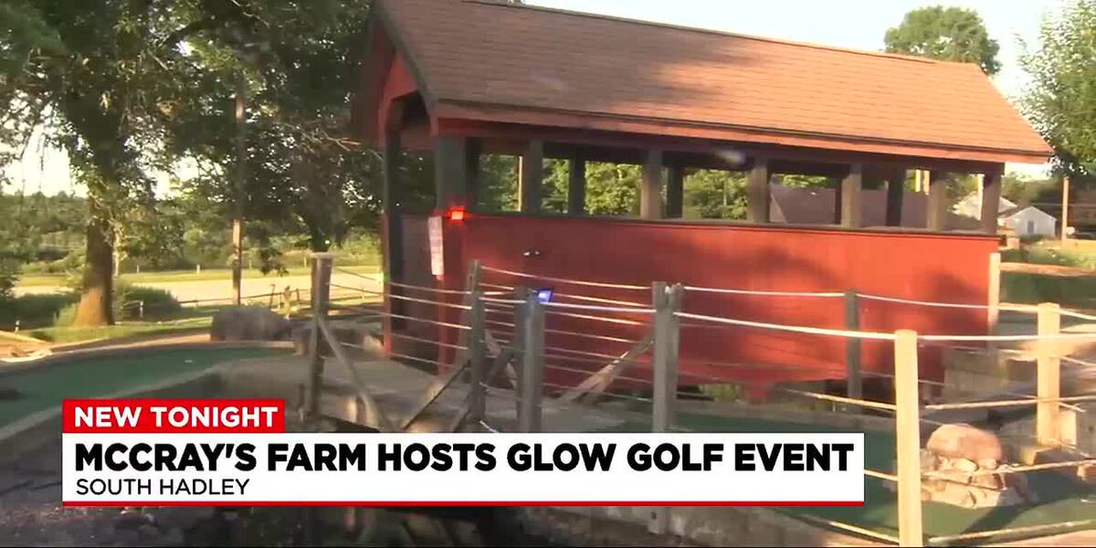 Mcray Ranch McCray’s Farm hosts glow in the dark mini golf
