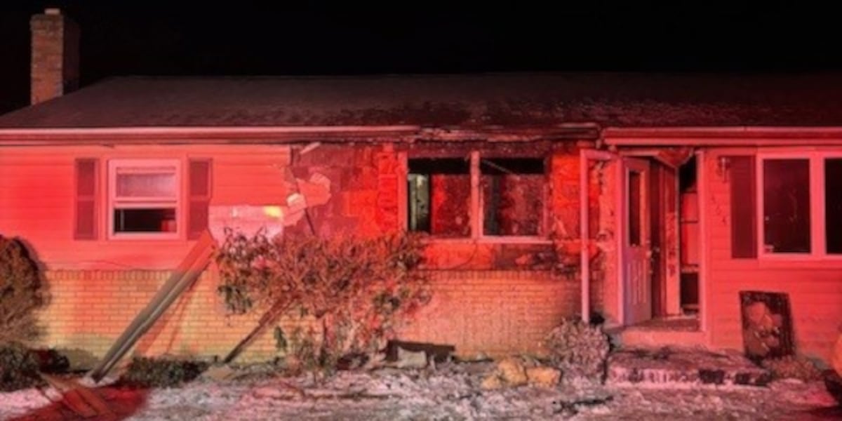 Fire damages house in Ludlow