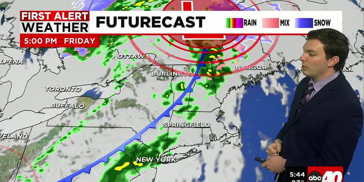 Mild Temperatures with Late-Day Showers