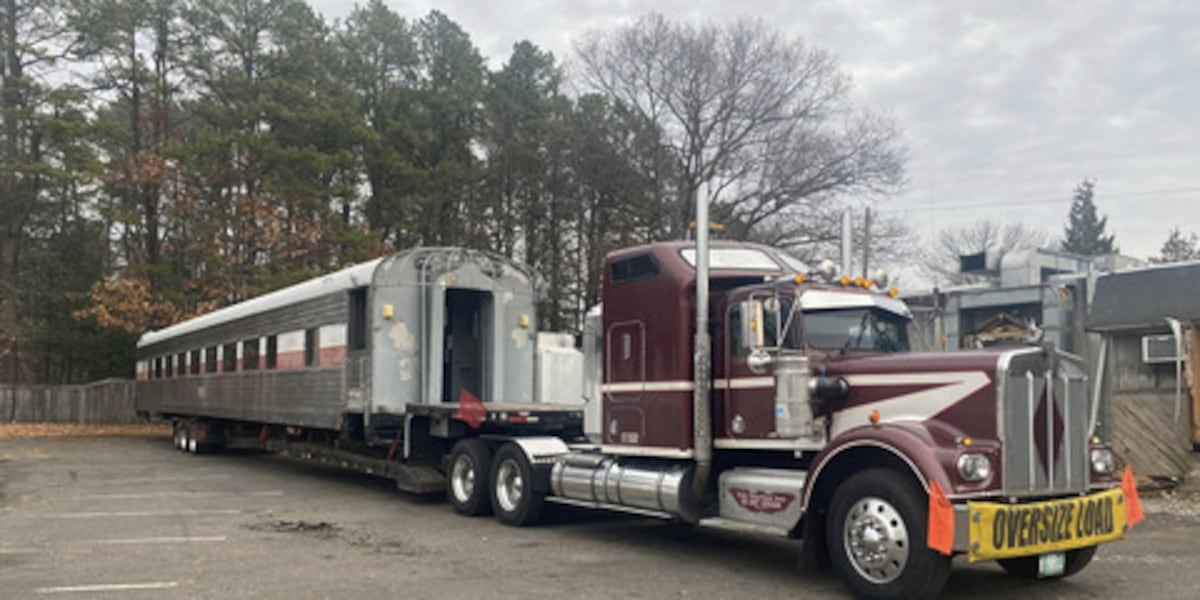 Bernie’s Dining Depot car arrives at Chester Train Museum