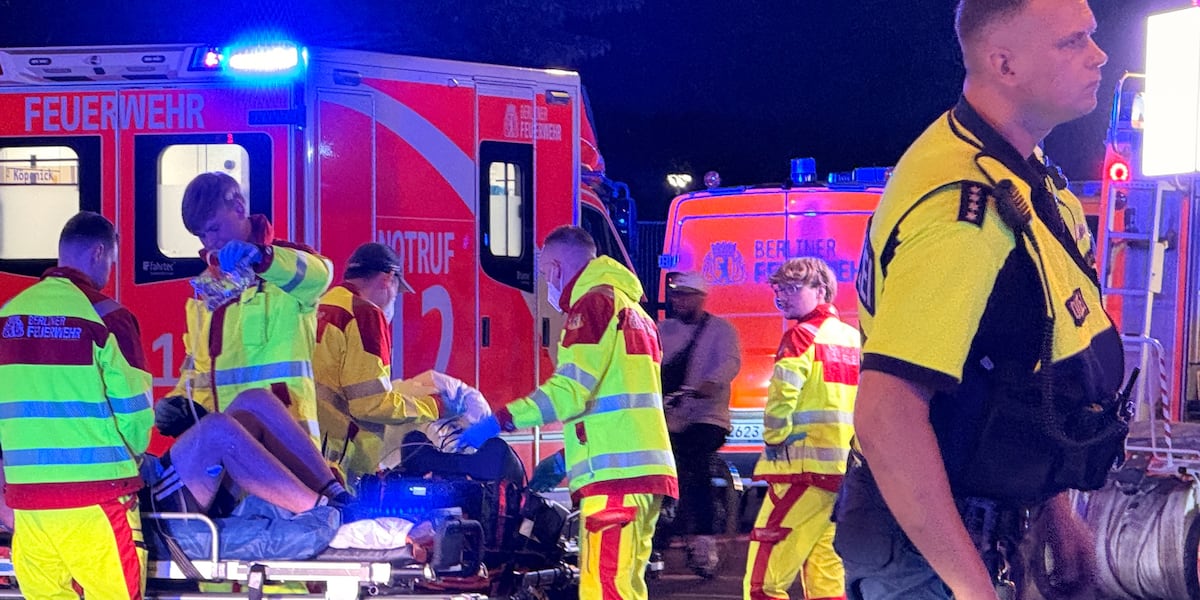 A person is killed and several are injured at Berlin’s LGBTQ+ event when a van drives into the crowd