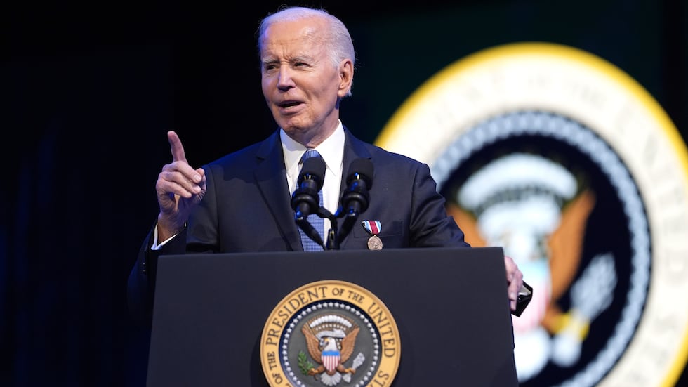 FILE - President Joe Biden speaks during a Department of Defense Commander in Chief farewell...