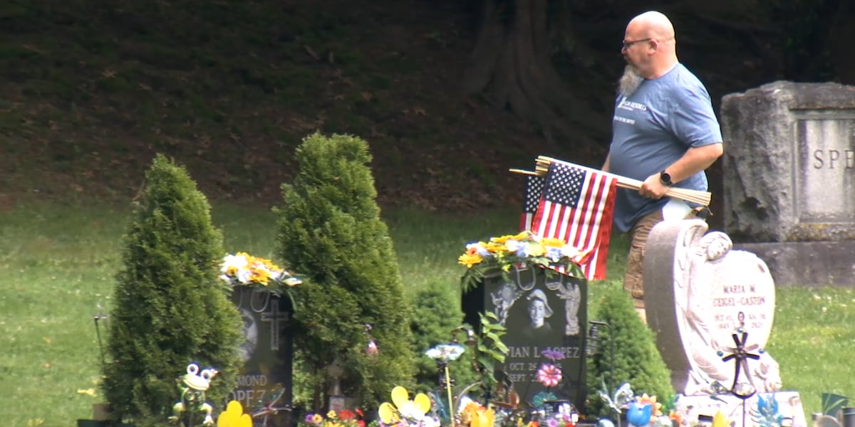 MGM Springfield hosts cemetary flag placing event for veterans
