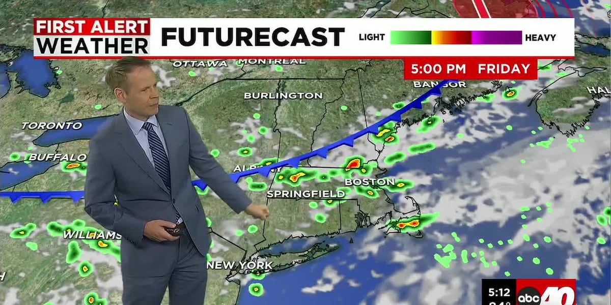 Heat and Humidity Build to Close Out the Work Week