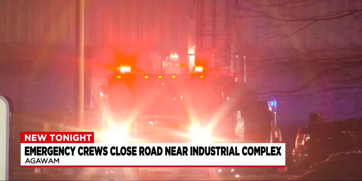 Emergency crews’ close road due to incident near industrial complex