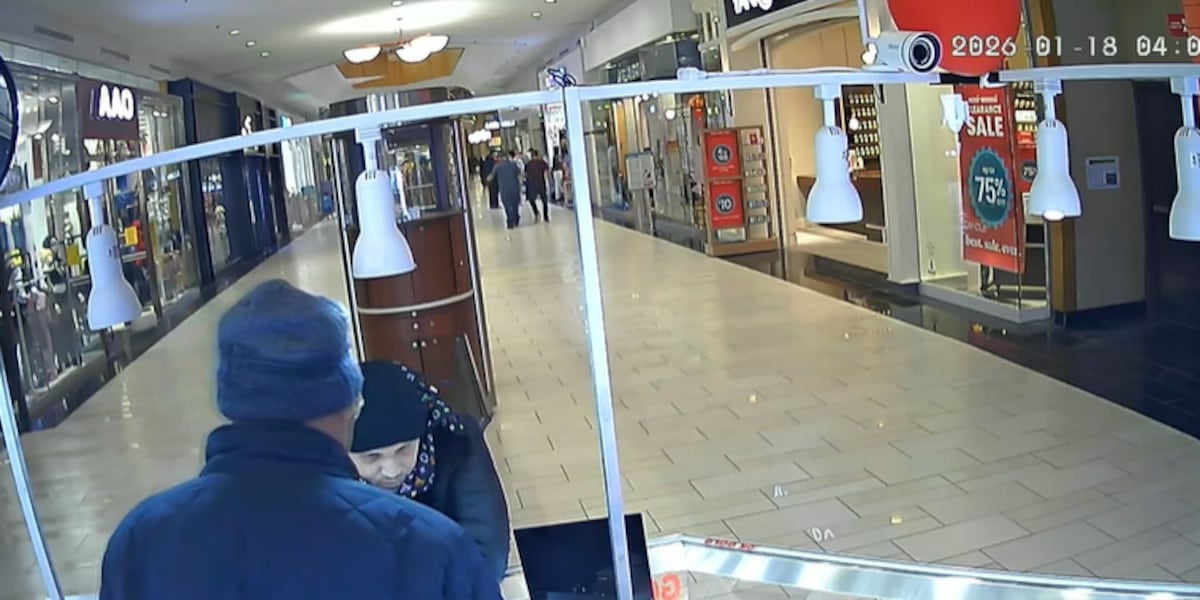 Local family needs help identifying jewelry kiosk thief