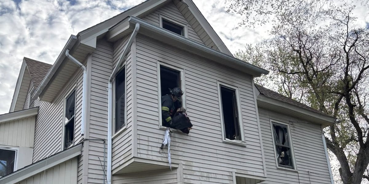 Fire damages Springfield home, displaces two people