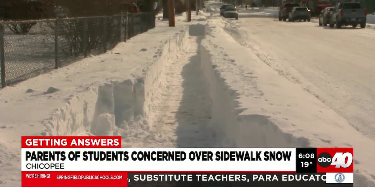 Parents of students share concern over sidewalks not shoveled