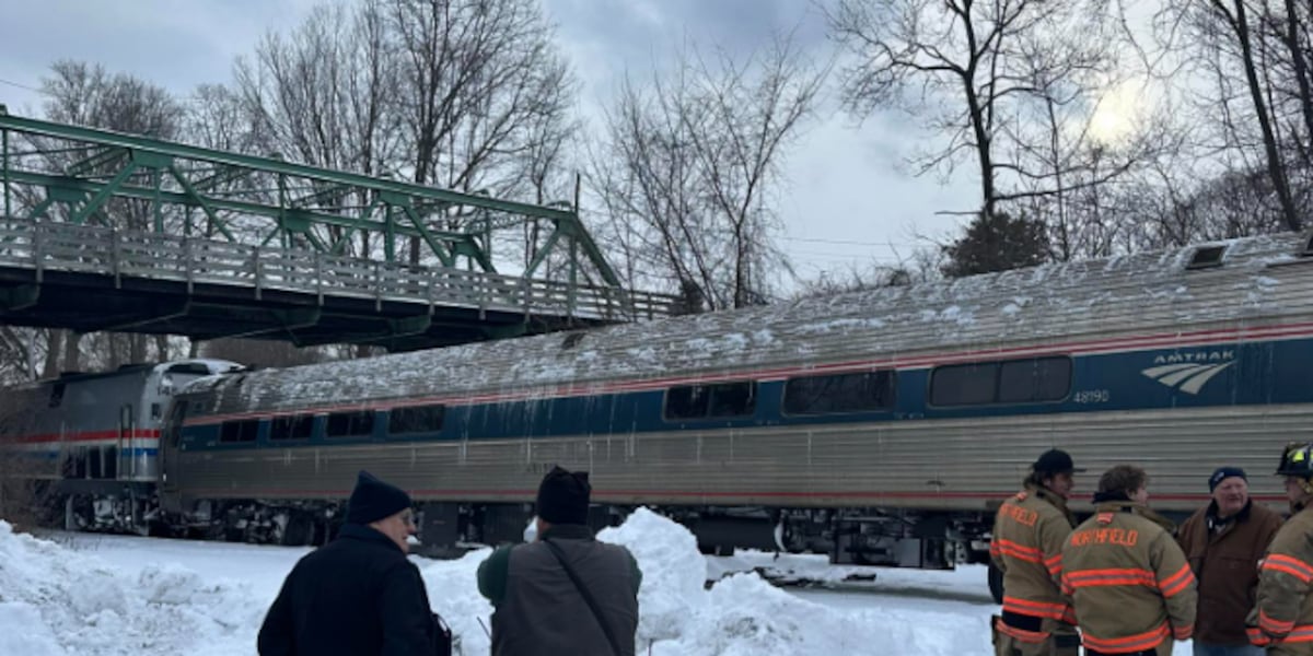Amtrak train derails in Northfield, no injuries reported