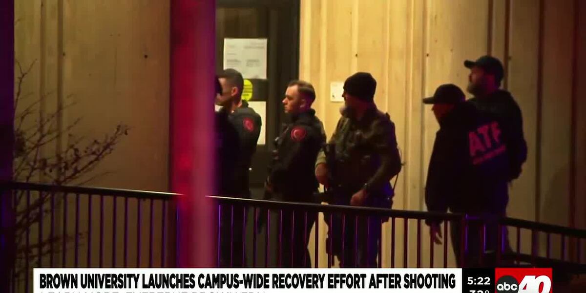 Brown University launches campus-wide recovery effort after deadly shooting