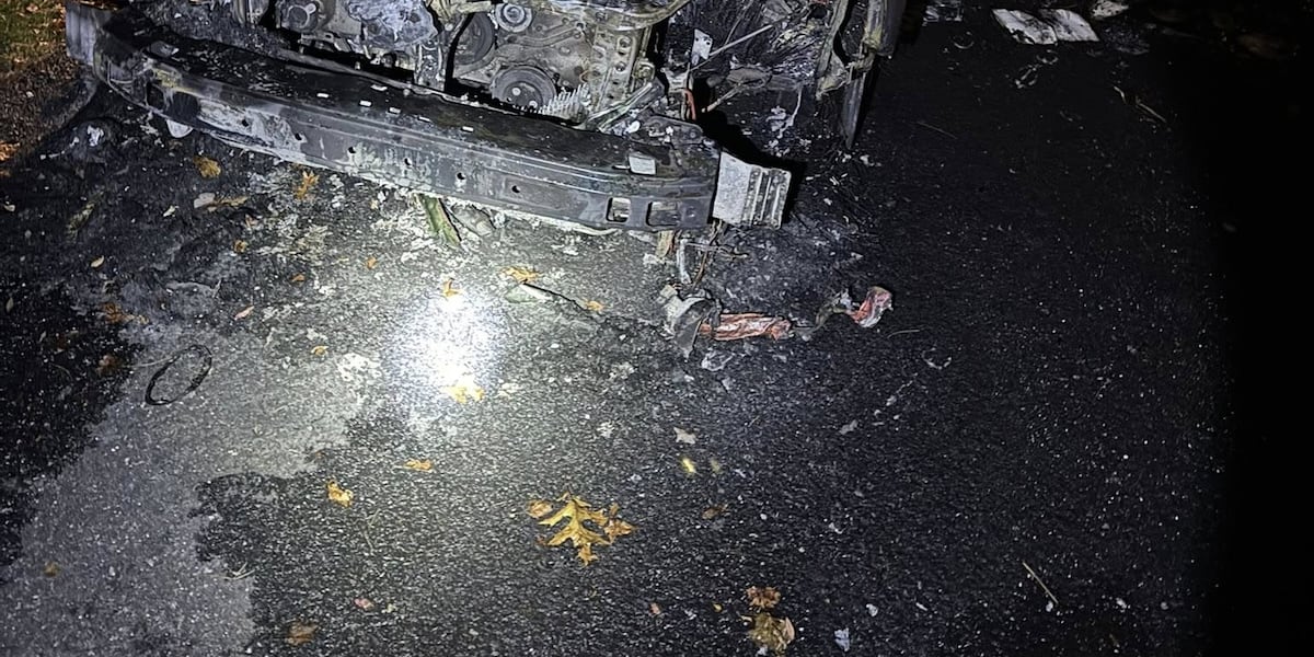 2 vehicles, shed damaged in Monson fire