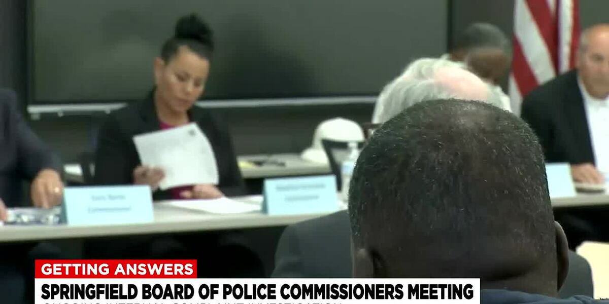 Getting Answers: Springfield Board of Police Commissioners meeting on ...
