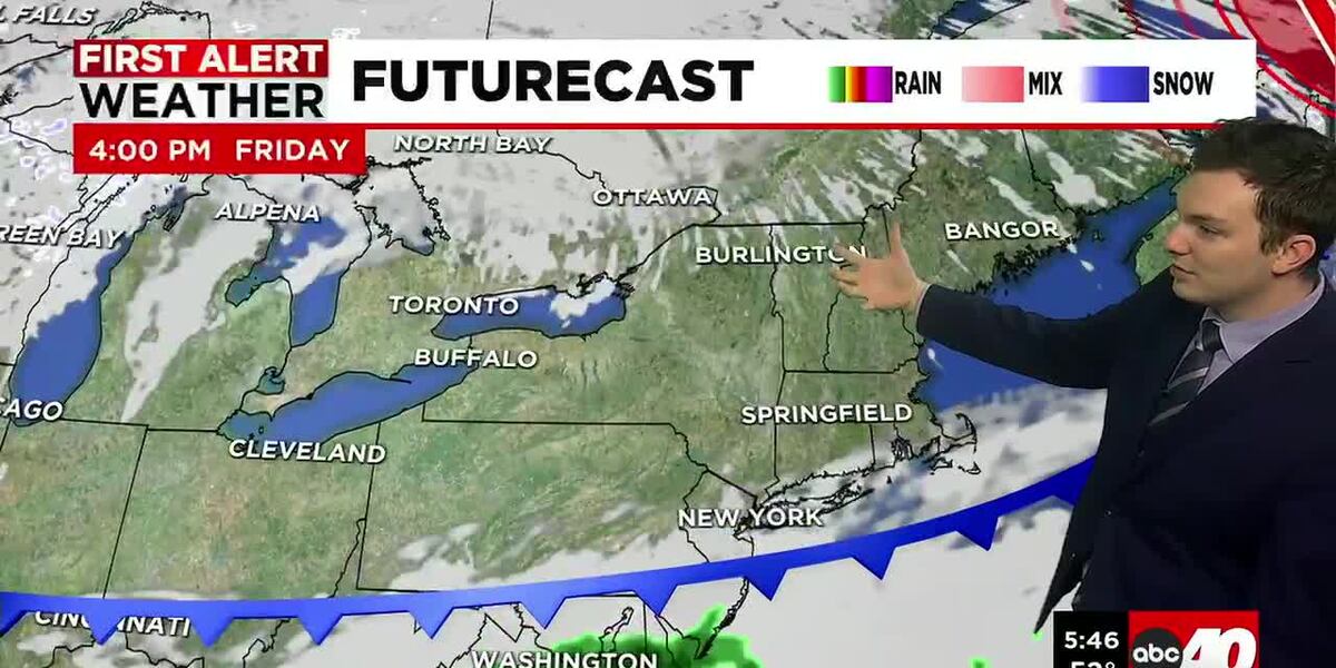 Breezy and Cooler to Close out the Week