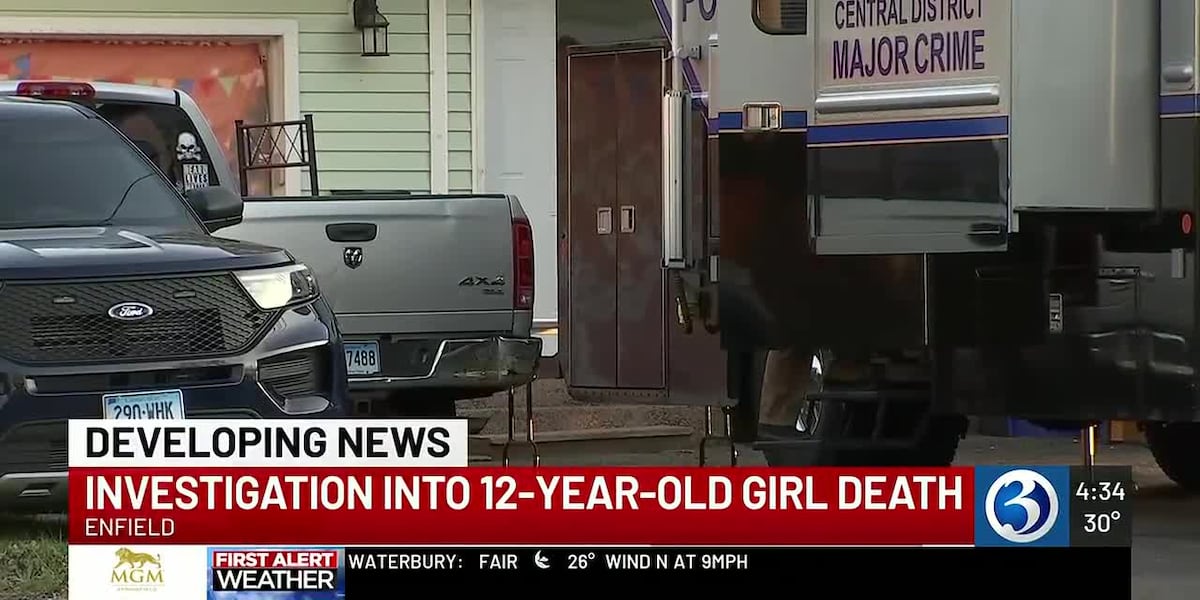 Search warrant details what investigators found in Enfield home where 12-year-old girl was found dead