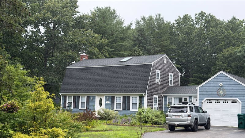 The former home of Lindsay Clancy is seen in Duxbury, Mass., on Thursday, July 30, 2026. (AP...