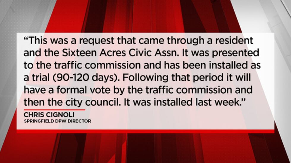 Drivers have been running a new stop sign in Springfield, and they probably have no idea.