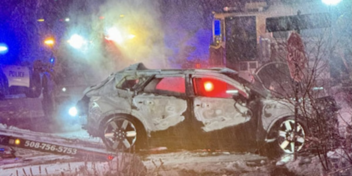 Hybrid car fire reignites after crews extinguish flames
