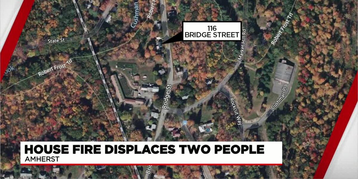Two-story house fire leaves two without a home