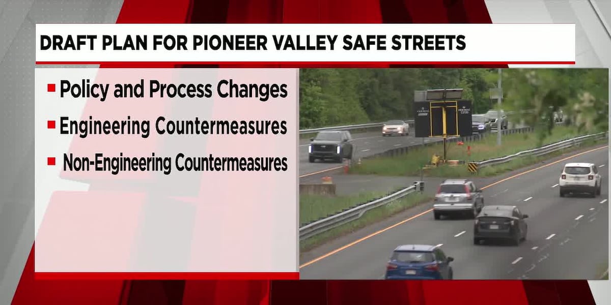 Pioneer Valley Planning Commission releases plan to make roads safer