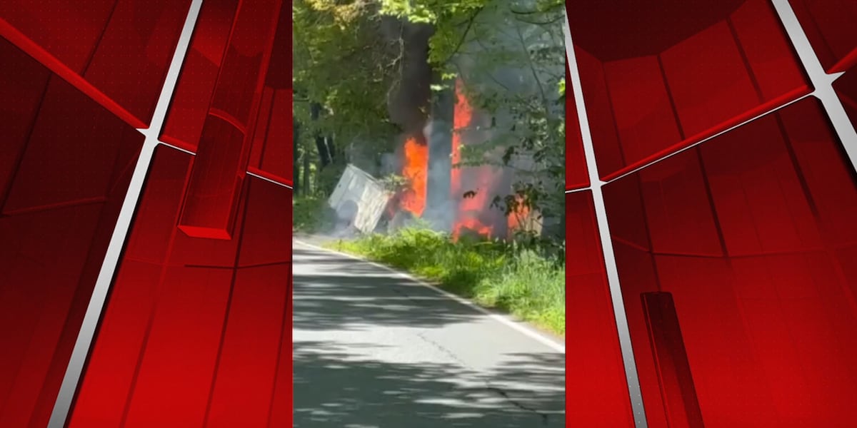 Emergency crews battle car fire in Northfield