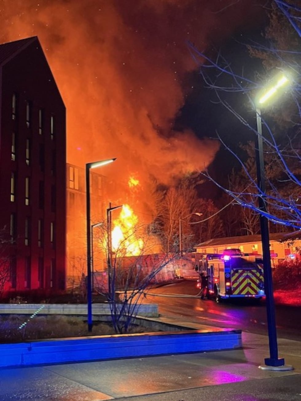 Amherst Fire on Olympia Drive