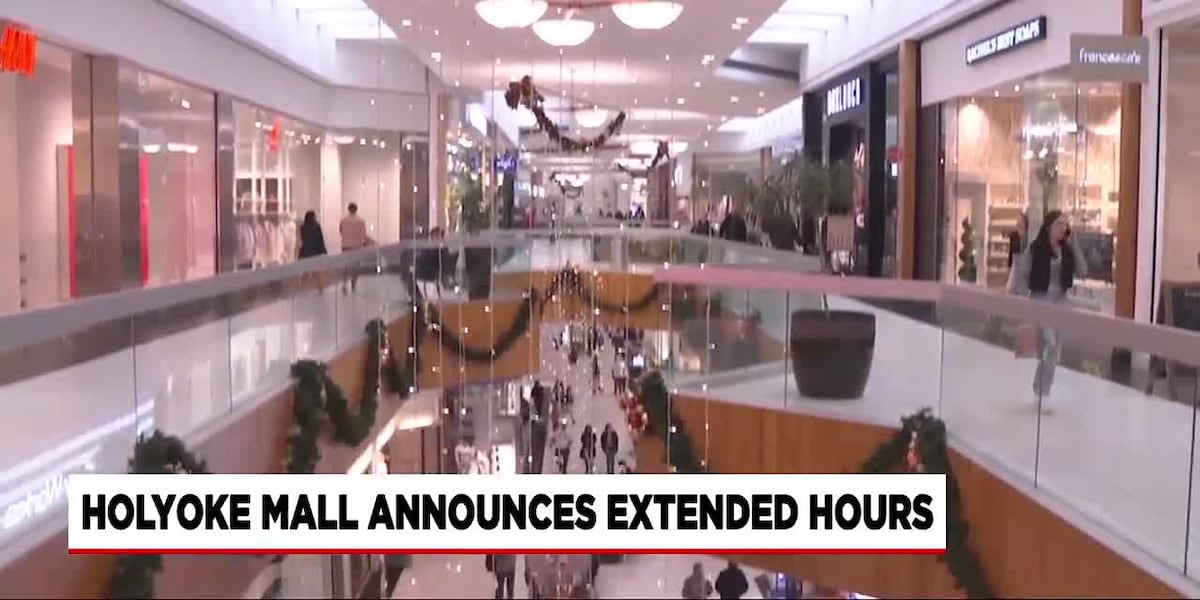 Holyoke Mall announces extended holiday shopping hours