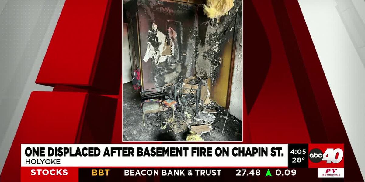 Holyoke basement fire leaves person without a home