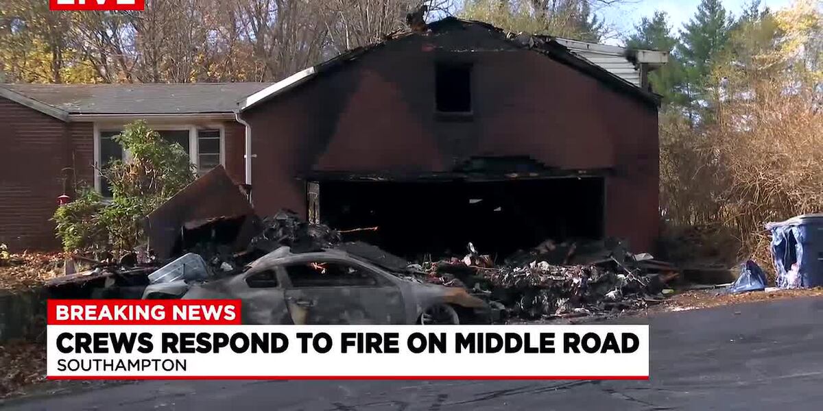 Vehicle fire spreads to Southampton garage