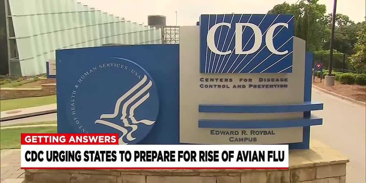 Uas Cdc Ric CDC urging states to prepare for possible rise of avian flu