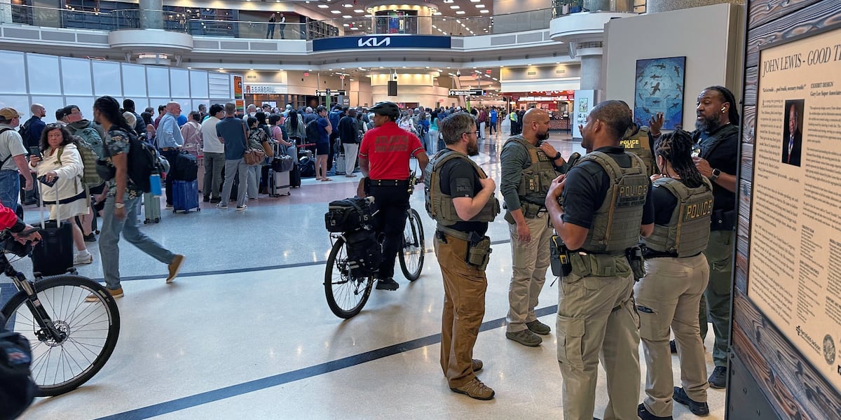 ICE officers go to TSA checkpoints at Trump’s direction, while long wait times at airports persist
