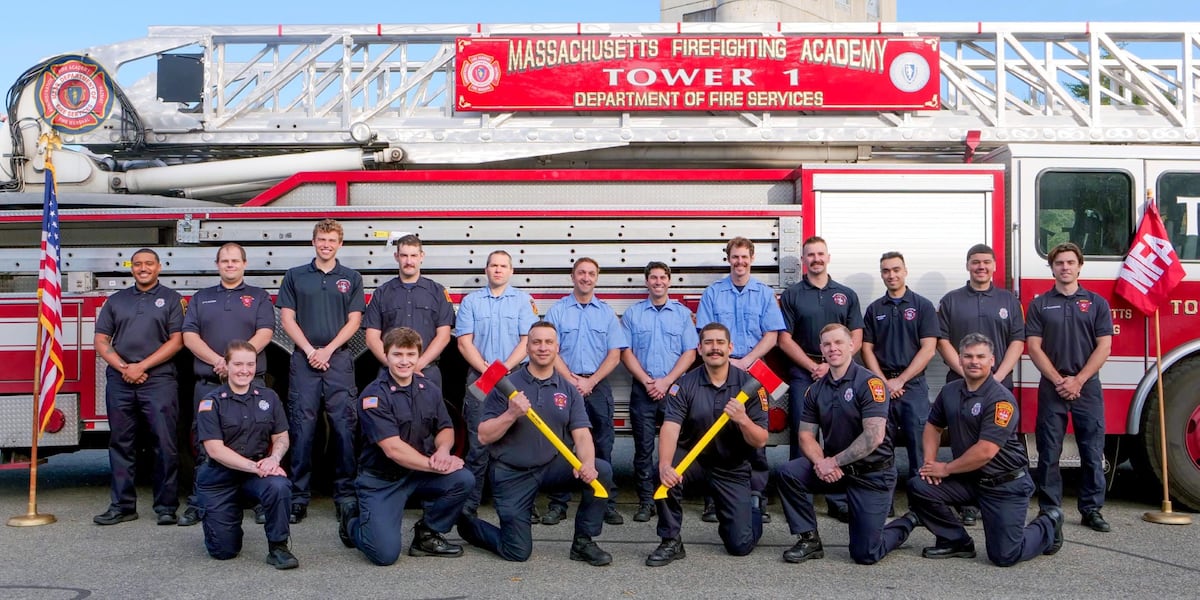 Mass. welcomes 18 new firefighters during graduation ceremony