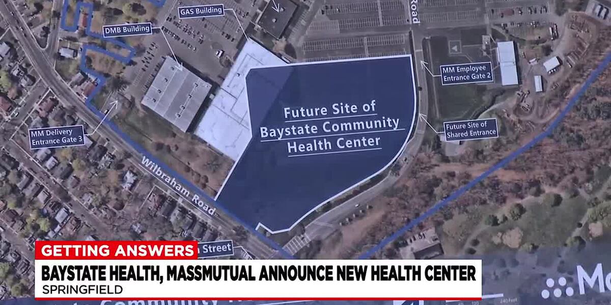 Baystate MassMutual to donate land for new Baystate community health center