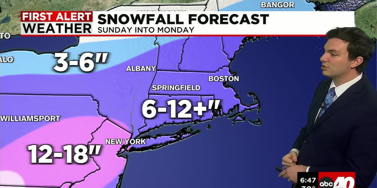Briefly Mild, Then Arctic Cold Sets in for the Weekend