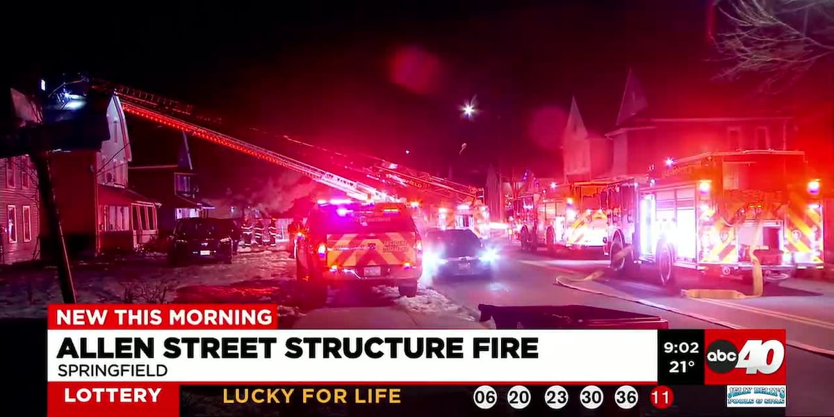 Firefighters put out ceiling fire