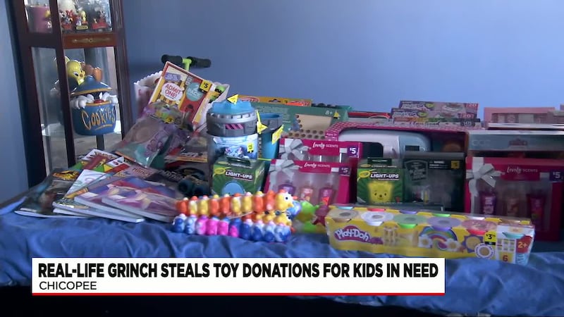 Real life Grinch steals from toy drive
