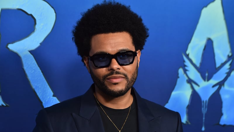 The Weeknd arrives at the U.S.premiere of "Avatar: The Way of Water," Monday, Dec. 12, 2022,...